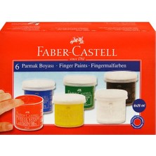 Faber-Castell Parmak Boyası 6 Renk 6 x 25 ml