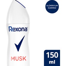 Rexona Kadın Sprey Deodorant Musk %0 Alüminyum 150 ml