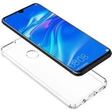 Bzontech Huawei P30 Lite Kılıf Şeffaf Silikon Kamera Korumalı 0,30 mm