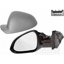 TŞT 1999 - 2002 Renault Megane Ayna Kapağı Sol Siyah (Oem NO:7701471856)