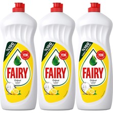 Fairy Sıvı Bulaşık Deterjanı 3X650ML