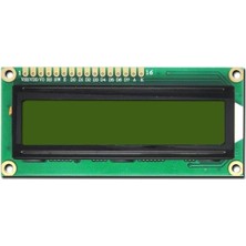 Cin 2X16 LCD Ekran (Yeşil)