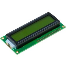 Cin 2X16 LCD Ekran (Yeşil)