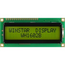 Cin 2X16 LCD Ekran (Yeşil)