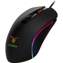 Hector Emporium Lucatech Butterfly GX910 7200 Dpı Kablolu Rgb Optik Oyuncu Mouse