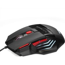 Hector Emporium Dark Elite Force Dpı Ayarlanabilir Aydınlatmalı USB Oyuncu Mouse