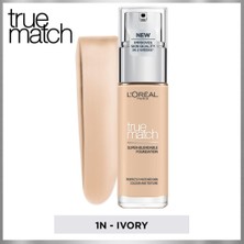 L'Oréal Paris True Match Bakım Yapan Fondöten 1N IVORY