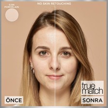 L'Oréal Paris True Match Bakım Yapan Fondöten 0.5N Porcelain