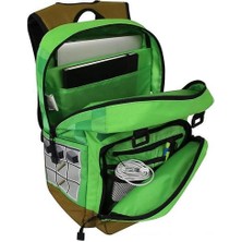 Sanlindou Minecraft Schoolbag Ilköğretim Okulu Çocuk Schoolbag Sırt Çantası (Renkli-6) (Yurt Dışından)