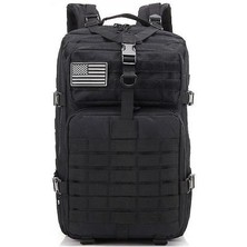 Sanlindou Siyah Askeri Taktik Sırt Çantası 45L Assault Pack Büyük Ordu Molle Bug Out Çanta Sırt Çantaları MZ868 (Yurt Dışından)