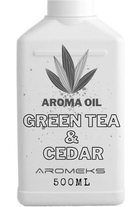 Aromeks Aroma Oil Koku Kartuş Esansı Green Tea & Cedar - 500 ml