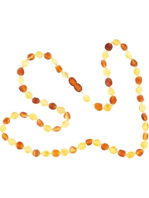 Gumush Yetişkin Damla Kehribar Kolye