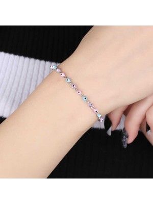 Gumush ​gümüş Nazar Boncuklu Bileklik