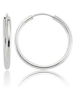 Gumush Gümüş Küçük Boy Halka Küpe