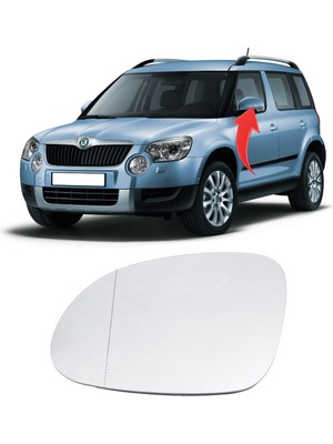 Gkl Skoda Yeti Sol Ayna Camı 2009 Sonrası 5L0857521
