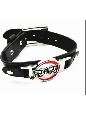 Hd Marketim Bileklik Deri Demon Slayer Senbolü Kamado Tanjirou Iblis Avcısı Bilekliği Bilezik