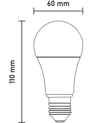 Seldur 9w Beyaz Işık LED Ampul 10'lu