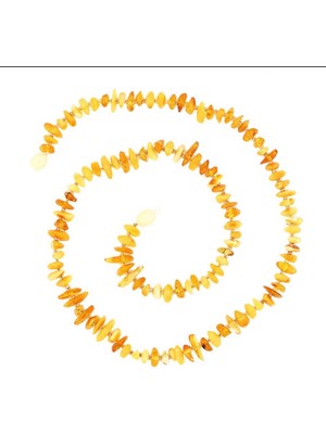 MONAROZA  Damla Kehribar Yetişkin 925 Ayar Gümüş Kolye