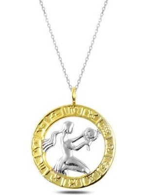 MONAROZA  Başak Burcu 925 Ayar Gümüş Kolye