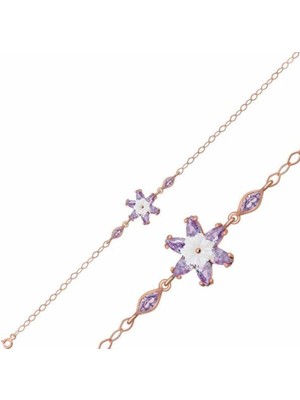 MONAROZA  Lotus Çiçeği 925 Ayar Gümüş Bileklik