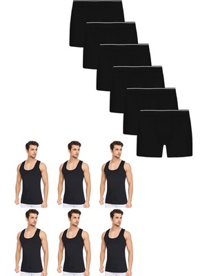 6 Adet Boxer & 6 Adet Atlet Kutulu Bohçalık Set