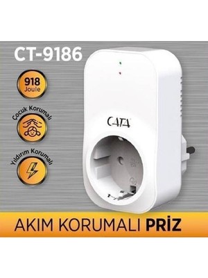 Cata Akım Korumalı Priz
