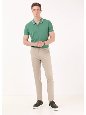 Ramsey Vizon Düz Dokuma Regular Fit Casual Pantolon