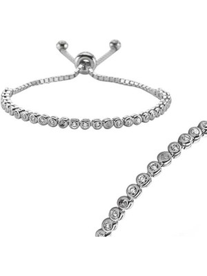 Gumush Gümüş Su Yolu Asansör Bayan Bileklik