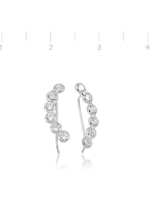 Gumush Gümüş Su Yolu Küpe