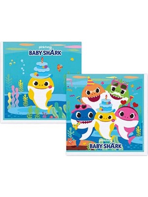 Parti Adresi Baby Shark Parti Zamanı Peçete