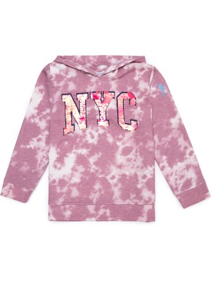 U.S. Polo Assn. Kız Çocuk Açık Manolya Sweatshirt 50256241-VR224