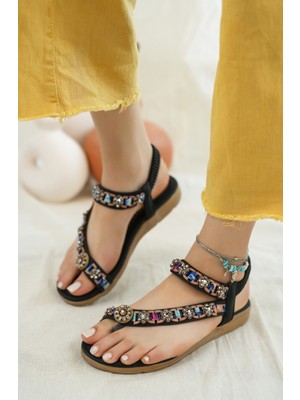 Khayt Scarlet Anatomik Parmak Arası Günlük Kadın Sandalet