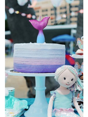 Le Mabelle Çok Renkli  Deniz Kızı Kuyruğu Mum