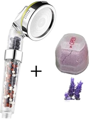 Mak Supply  Mak Supply Duş Başlığı ve C Vitamini Lavanta Kokulu Duş Başlığı Yedek Kartuşu 2li Set