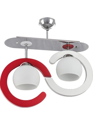 Sedef Avize 2'li Avize 6010-2RED- 6010-2RED