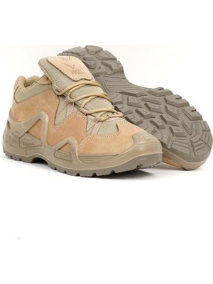 Vogel M1493 Çöl Rengi Süet Outdoor Bot Hakiki Deri Malzeme ile 44 Numaralı Konforlu Tasarım