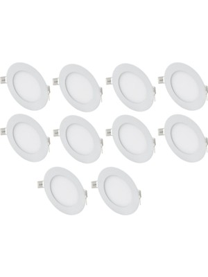 Cata 10 Adet 12 Watt Slim LED Panel Beyaz Işık Metal Kasa