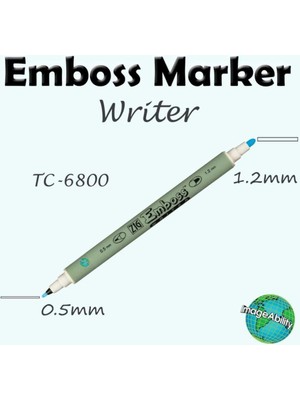 Zig Emboss Calligraphy TC-6800 Kabartma Kalemi