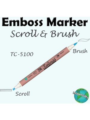 Zig Emboss Calligraphy TC-5100 Kabartma Kalemi