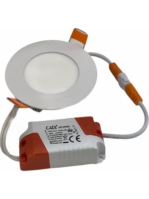 Cata CT-5144 3 W Sıvaaltı  Yuvarlak LED Panel Beyaz