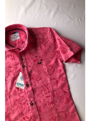 Leew Kids Summer Collection Nakışlı Kısa Kollu Çocuk Gömleği