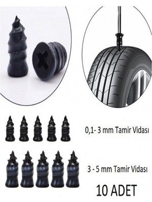 Safestore Kauçuk Lastik Tamir Kiti Özellikli Motosiklet Aksesuarı Hızlı Onarım İçin
