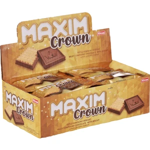 Maxim Crown Kakaolu Bisküvi 10 Gr. 24 Adet (1 Paket)