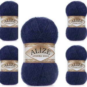 Ayzen Home Alıze Angora Gold 5 Li Paket El Örgü Ipi (100GR x 5 Adet)