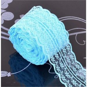 Organze Gipürlü Tül Dantel Şerit Kurdele Süsleme Malzemesi 4 cm 20 Metre