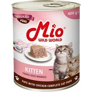 Kitten Püre Tavuklu Kedi Konservesi 400 gr