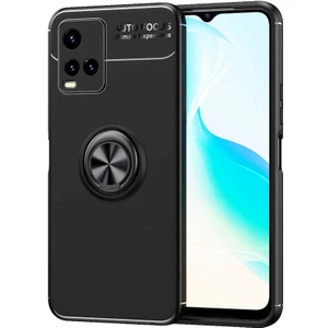Tekno Grup Vivo Y33S Kılıf Ultra Korumalı Yüzüklü Manyetik Ravel Silikon