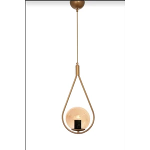 Veda Light Globe Tekli Siyah Sarkıt Avize Beyaz Camlı Modern Sarkıt Yatak Odası Mutfak Salon