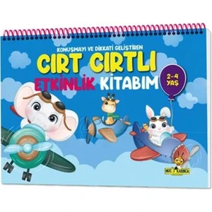 Cırt Cırtlı Etkinlik Kitabım 2-4 Yaş (Ciltli)