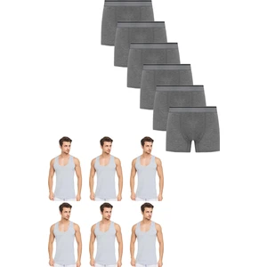 6 Adet Boxer & 6 Adet Atlet Kutulu Bohçalık Set